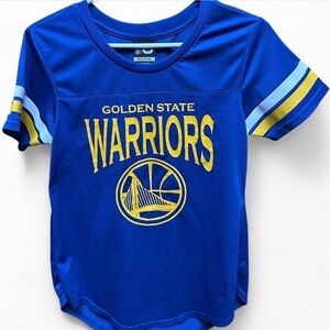 NBA Golden State Warriors Blue and Yellow Jersey